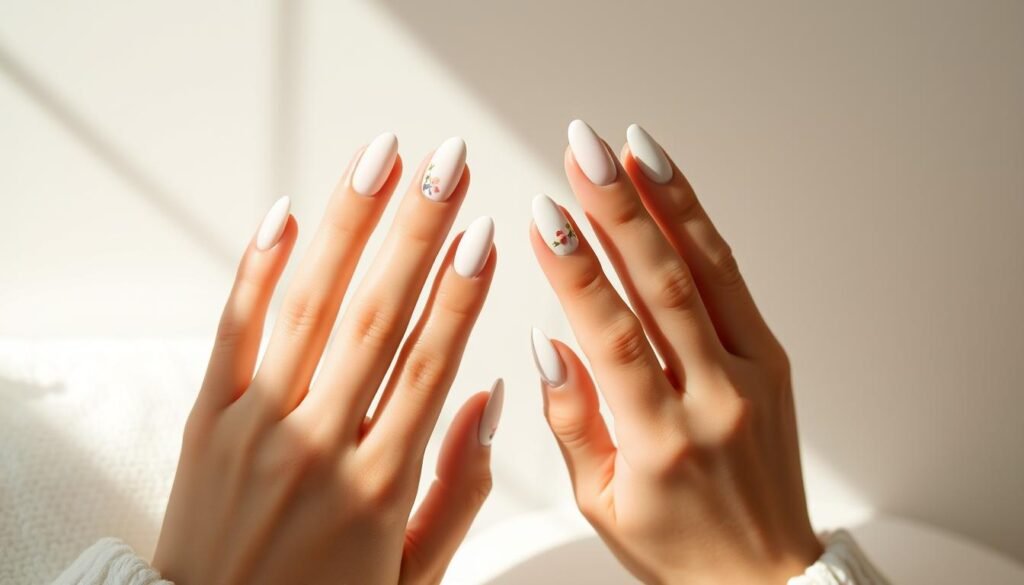 almond nail designs