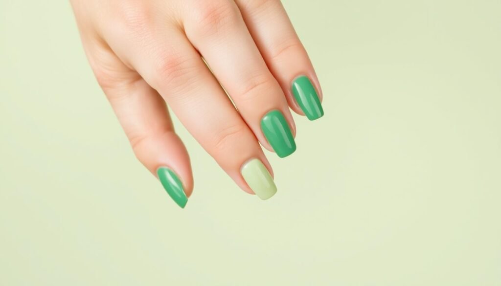 green manicure trends