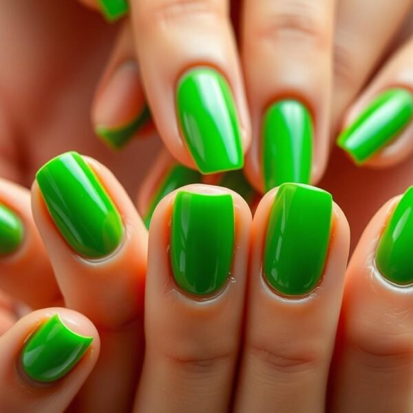 green nails trend