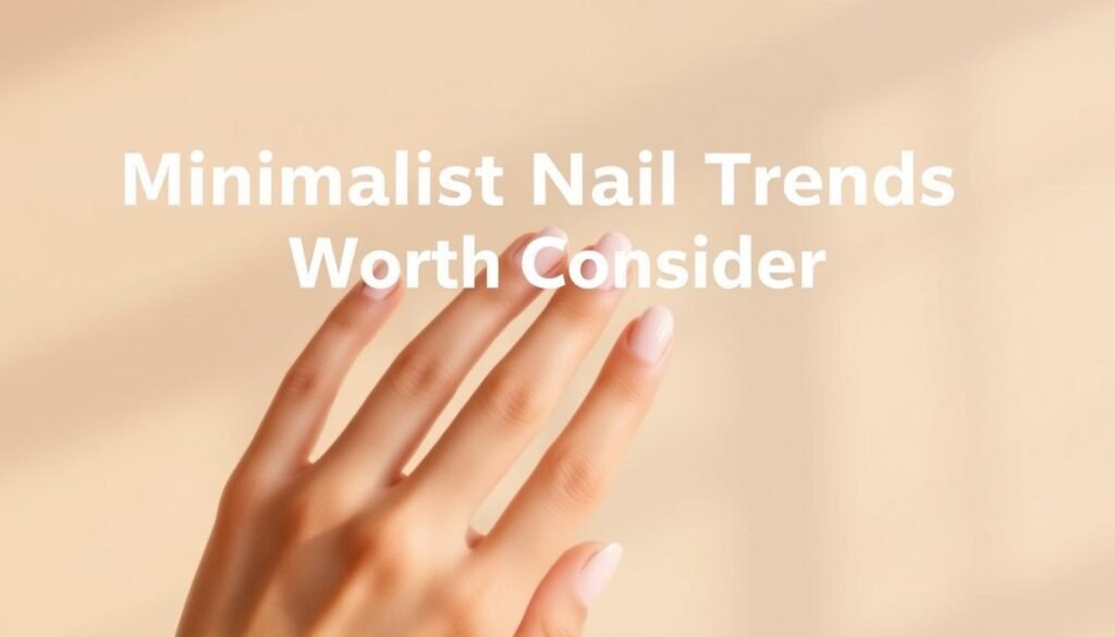 minimalist nail trends