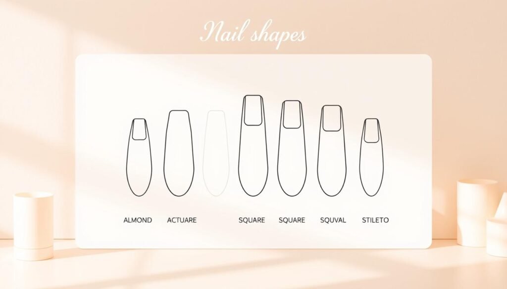 nail shape chart