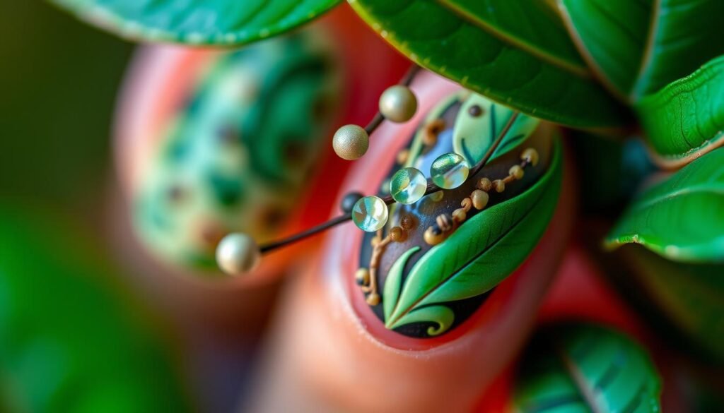 nature-inspired nail colors