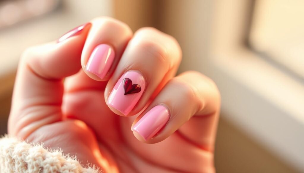 valentines nails style