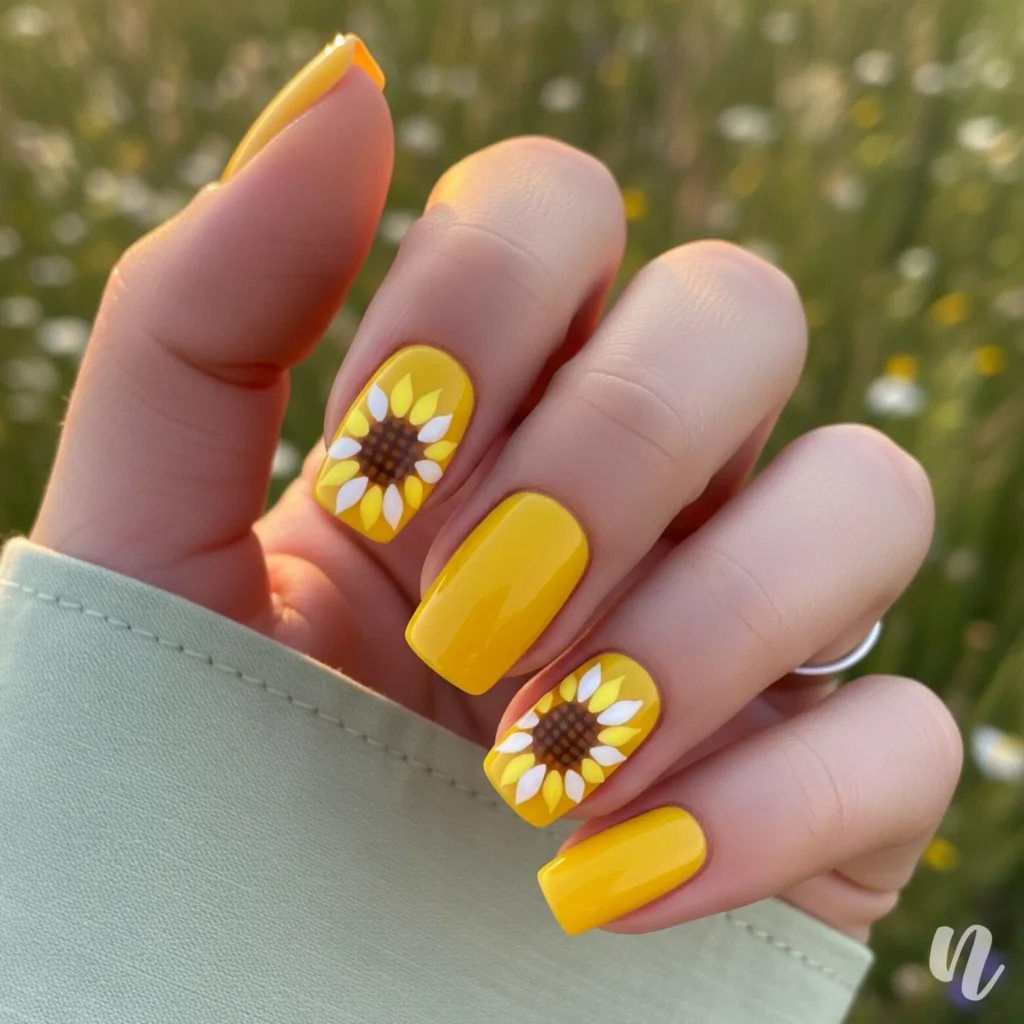 Golden Sunflower Bloom