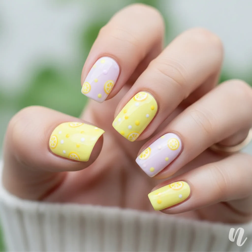 Lemonade Pop Nails
