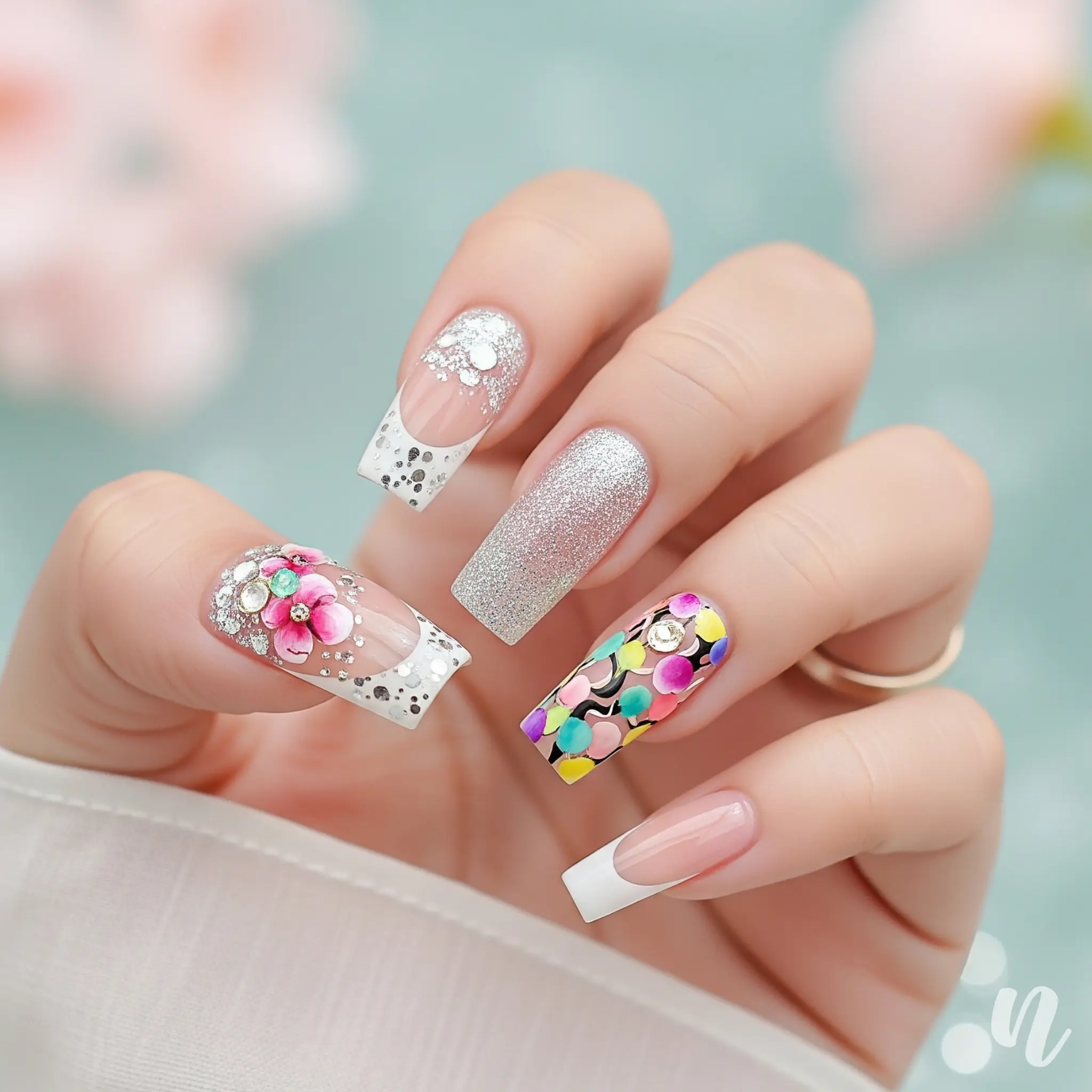 Long Square Nails