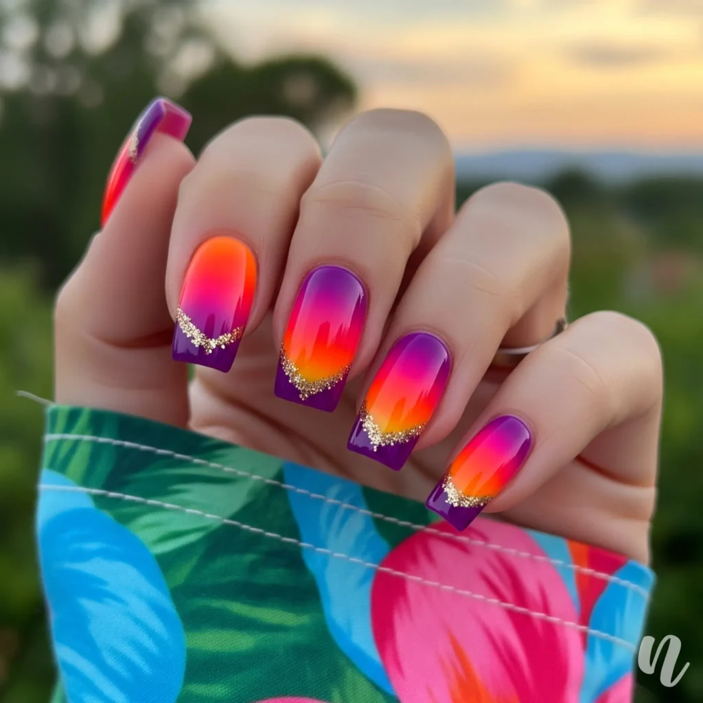Tropical Sunset Fire