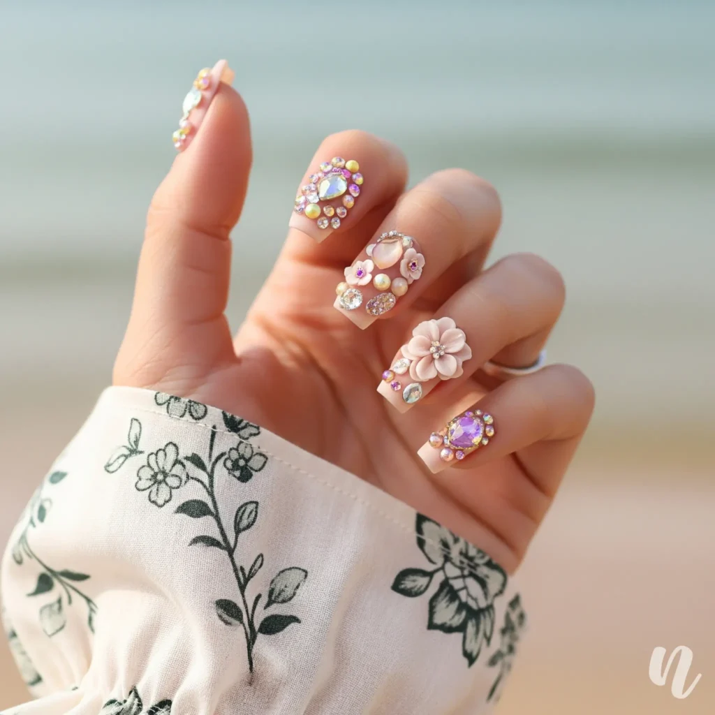 3D Textured Nails