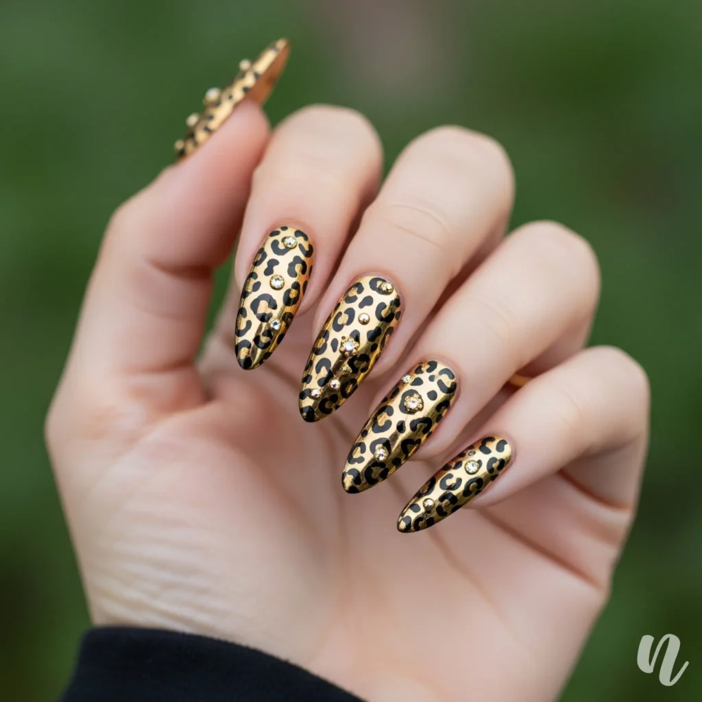 Animal Print Luxury Nails