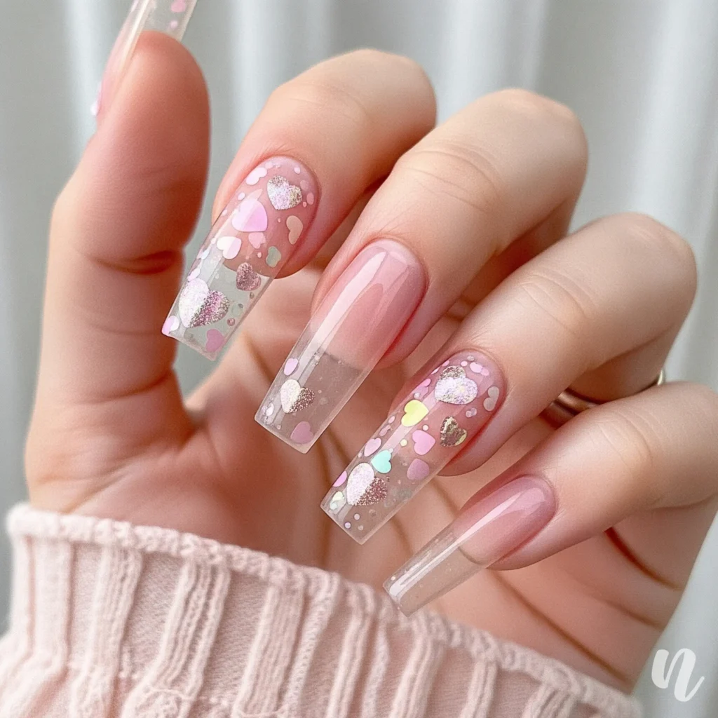 Baby Pink Jelly Nails