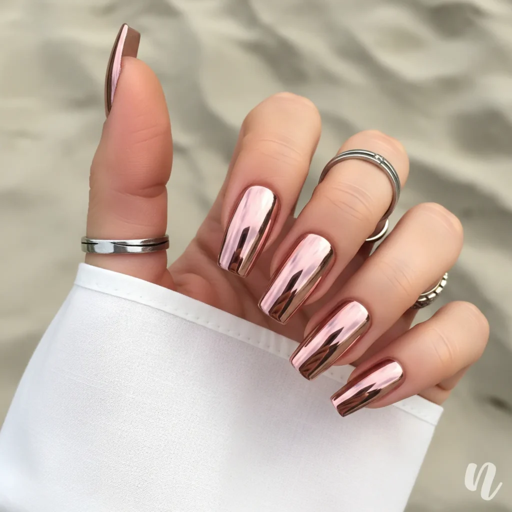 Chrome Mirror Nails