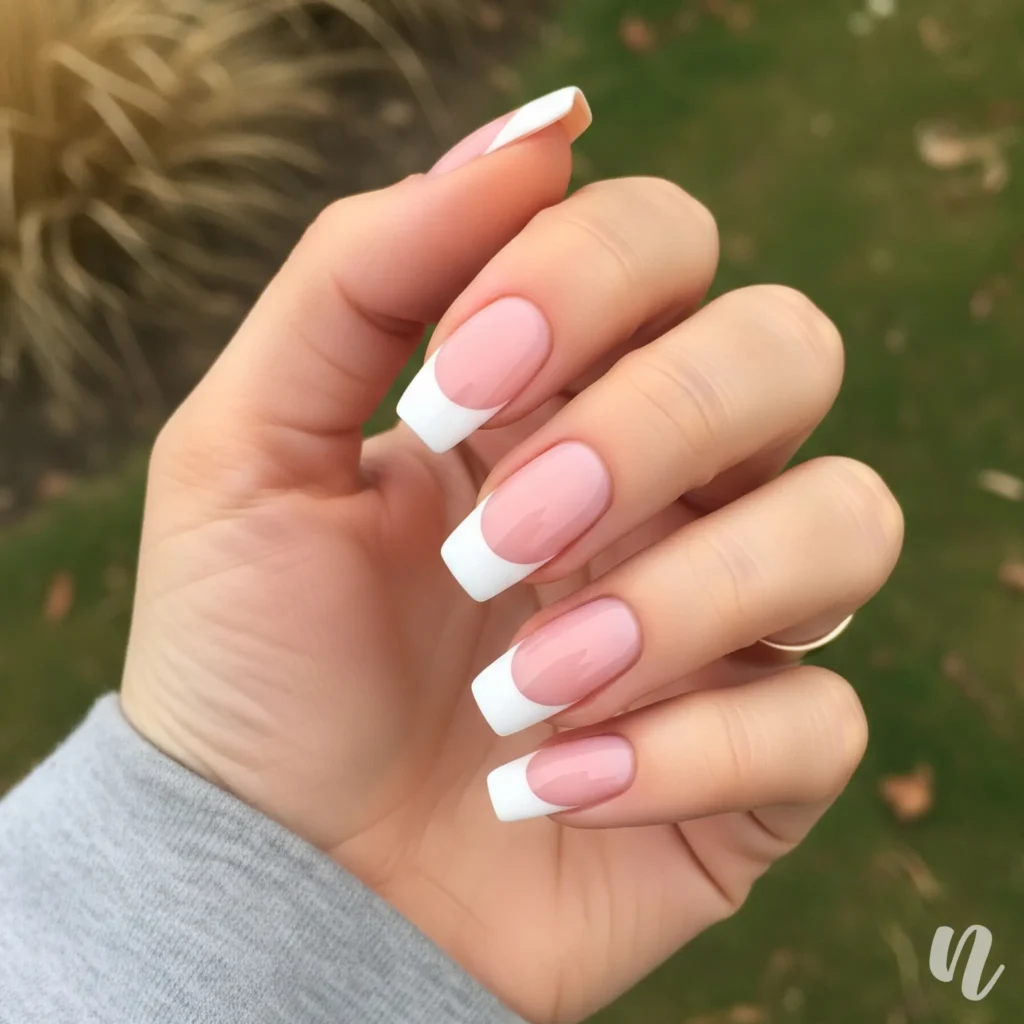 Classic French Acrylic Nails
