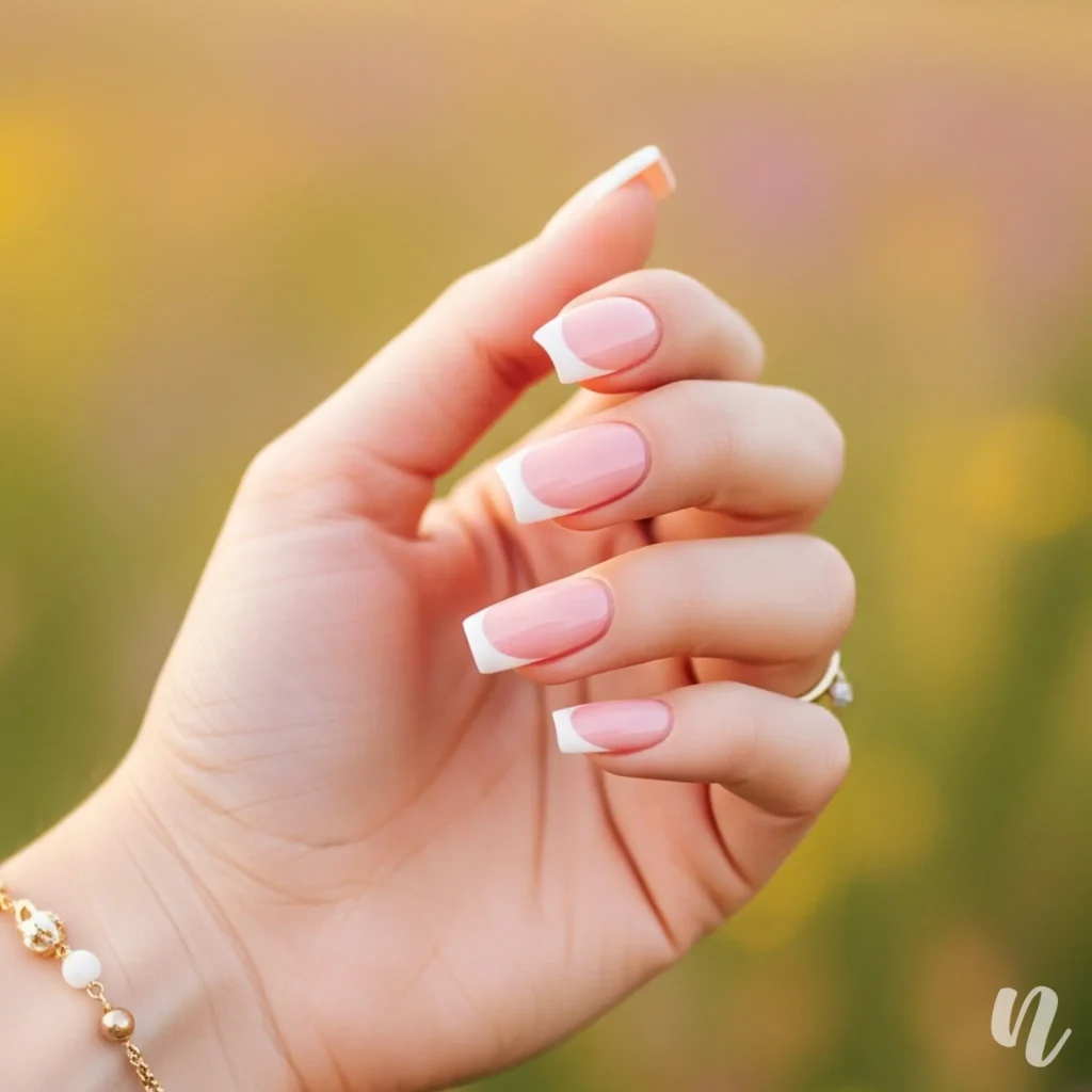 Classic French Square Nails