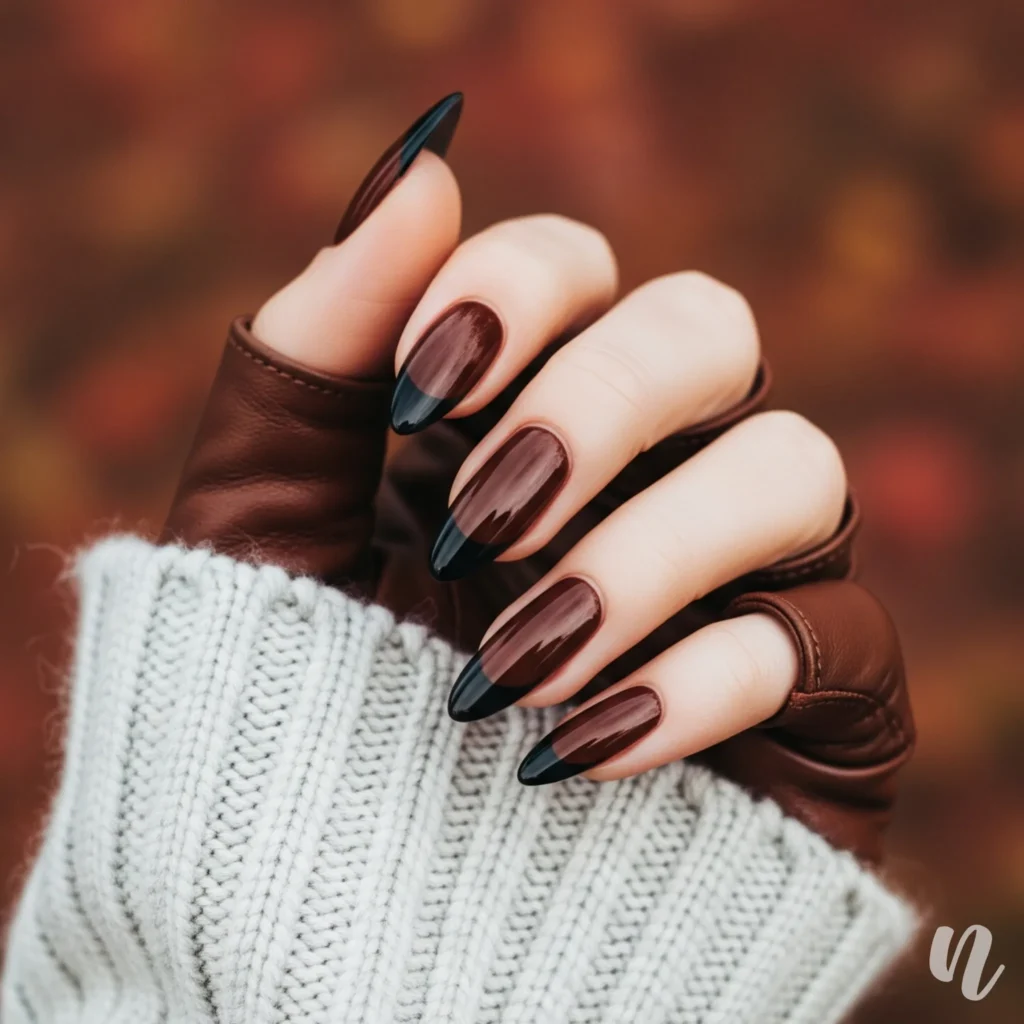 Espresso Brown with Glossy Tips