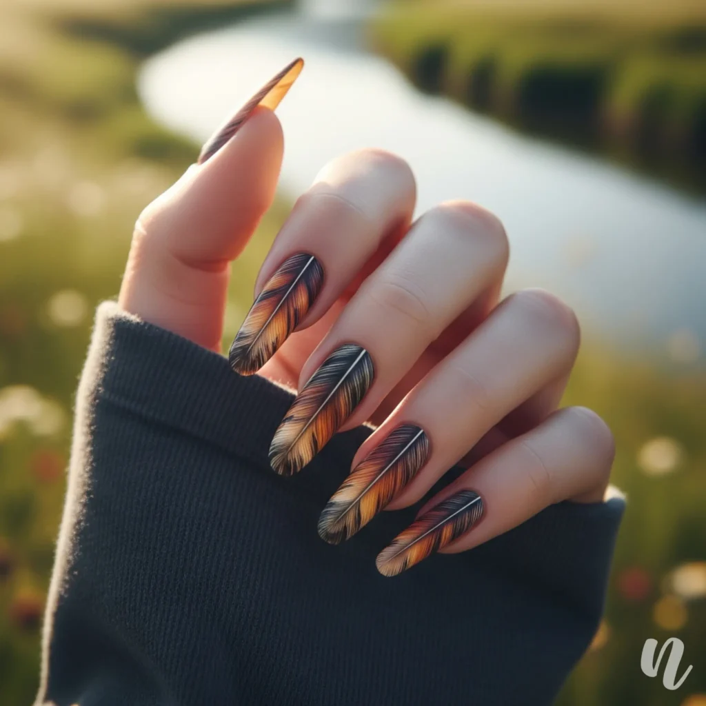 Feathered Nails