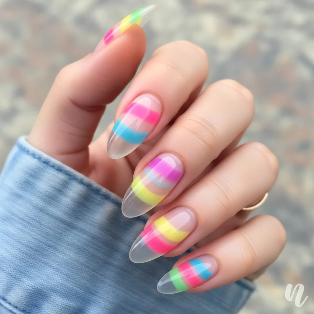 Jelly Almond Nails