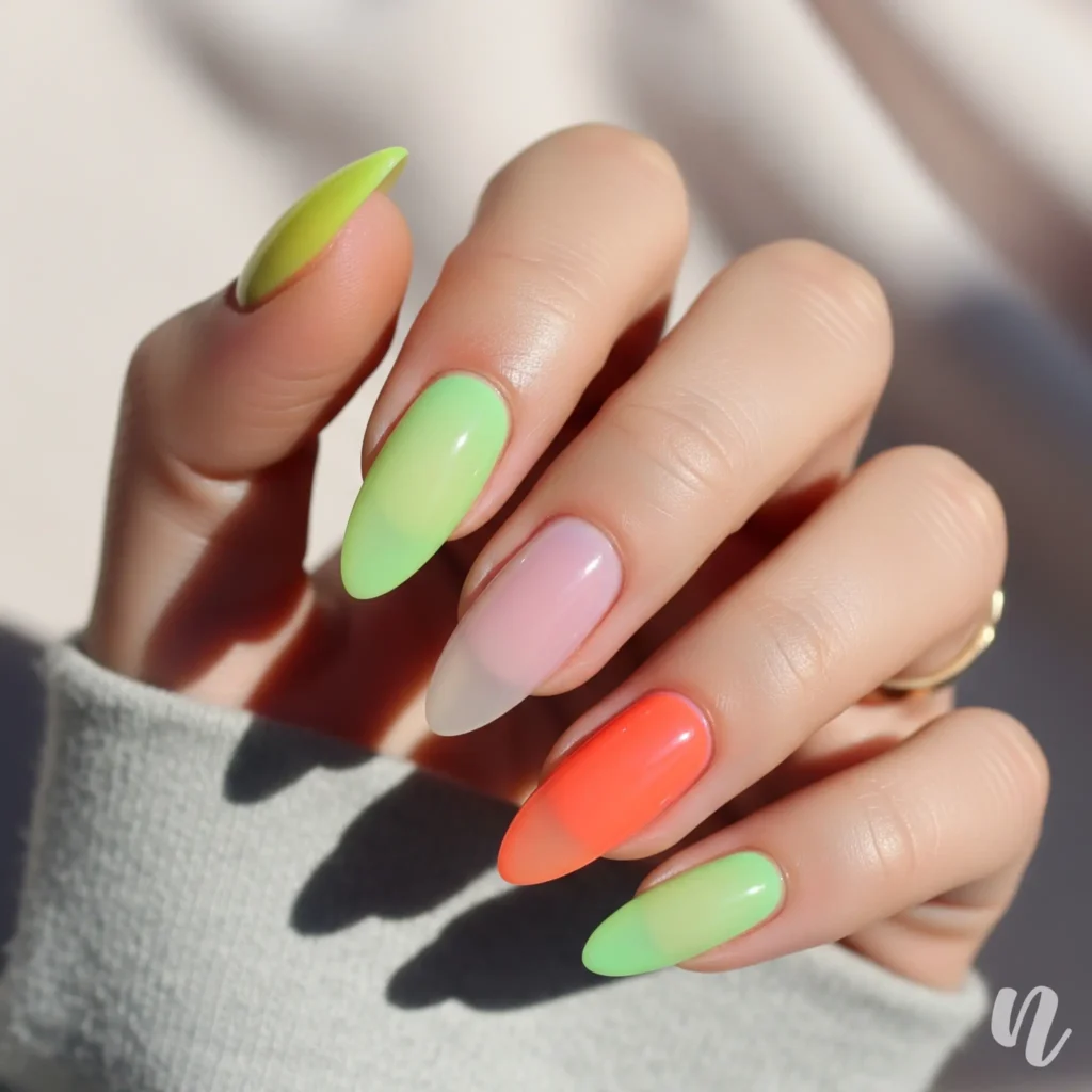 Jelly Almond Nails