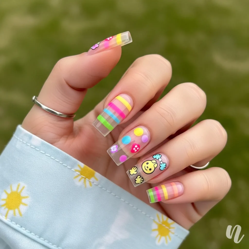 Jelly Square Nails