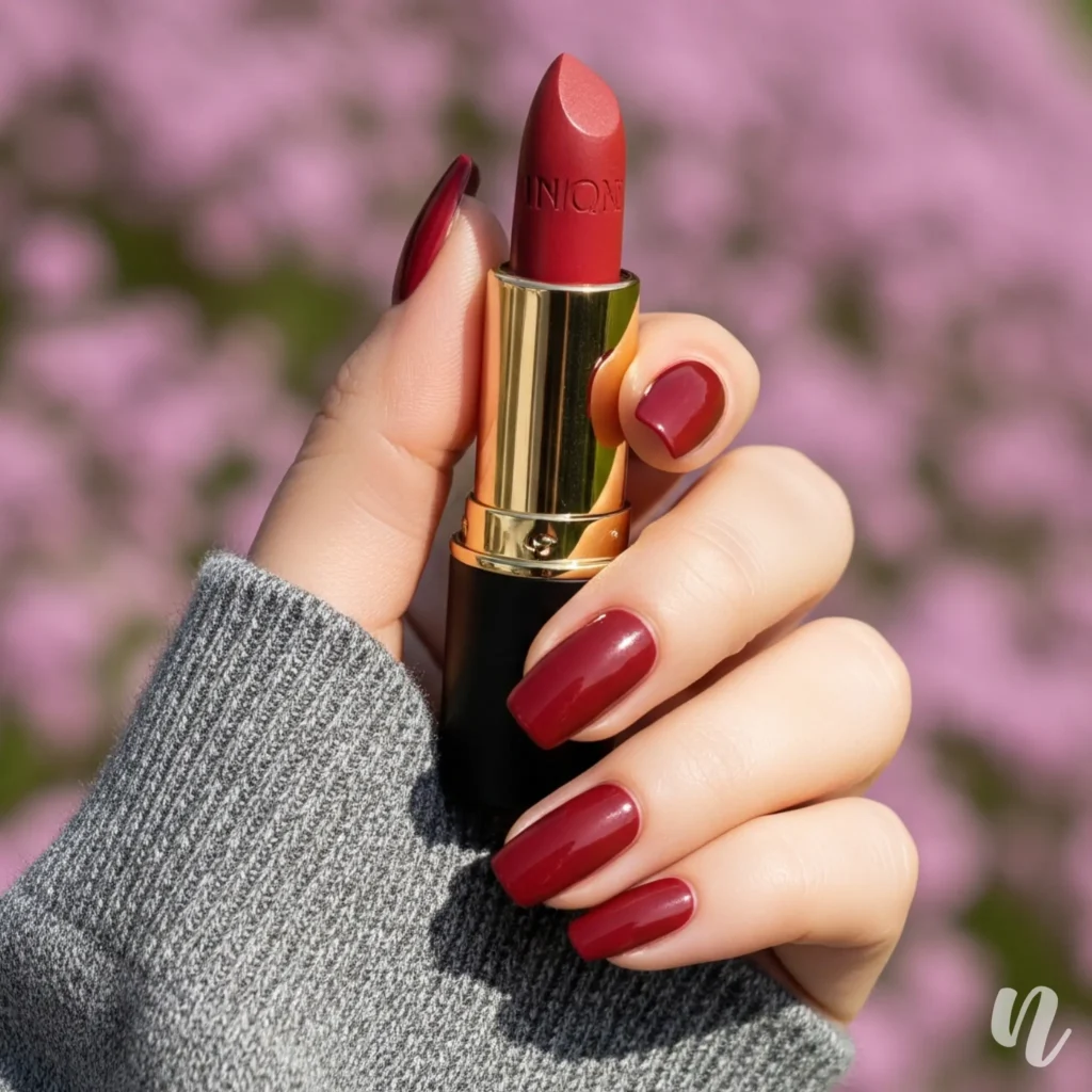 Lipstick Nails