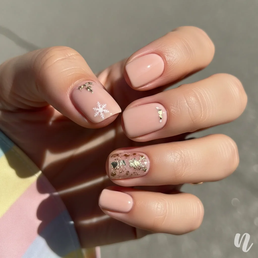 Minimalist Holiday Nails