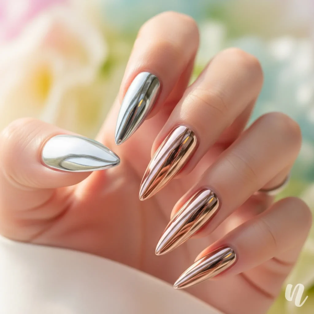 Mirror Effect Nails