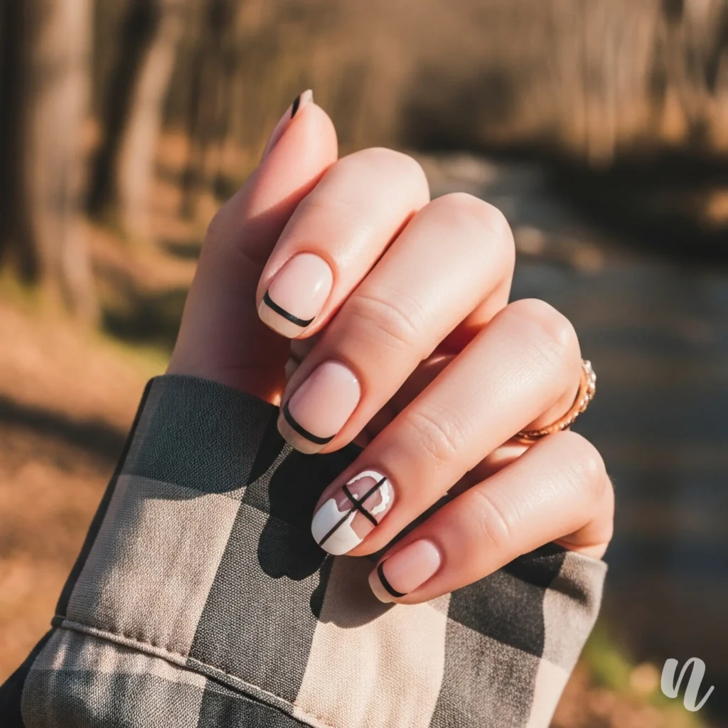Negative Space Nails