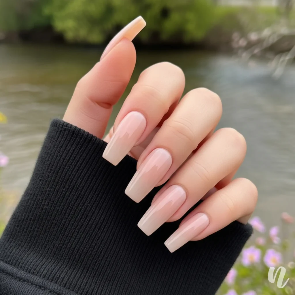 Nude Acrylic Nails