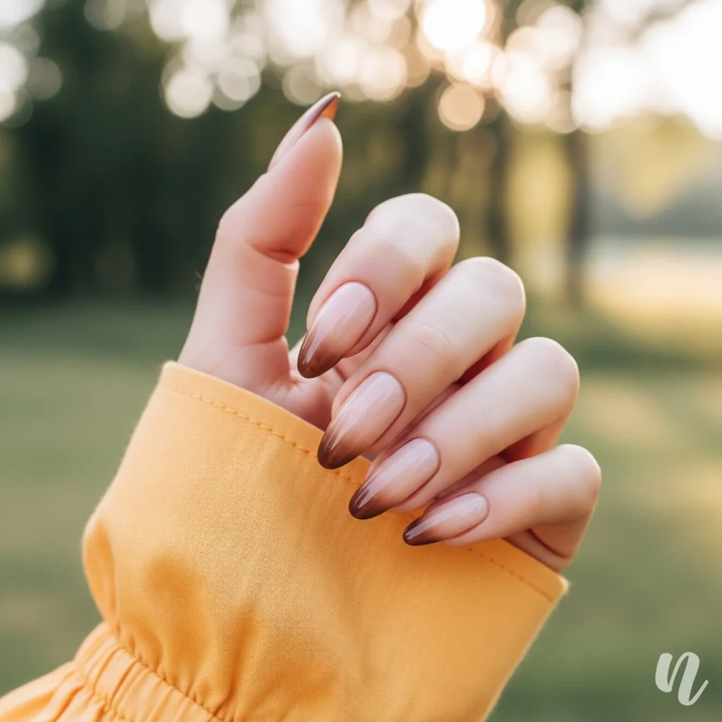 Ombre Almond Nails