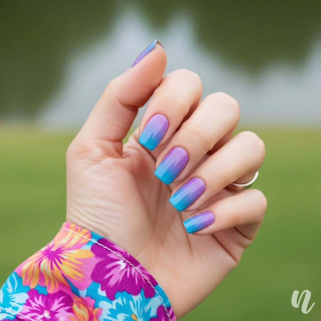Ombre Gradient Nails
