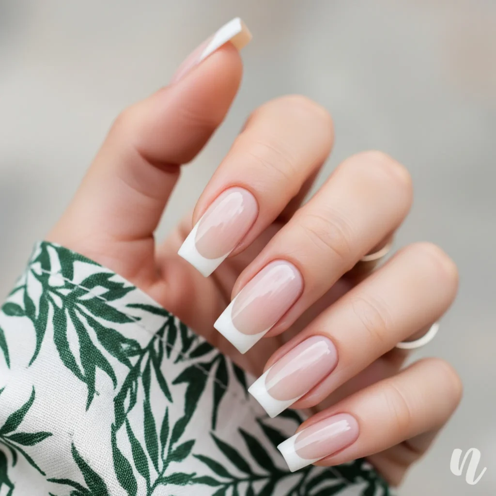 Pearl Square Nails