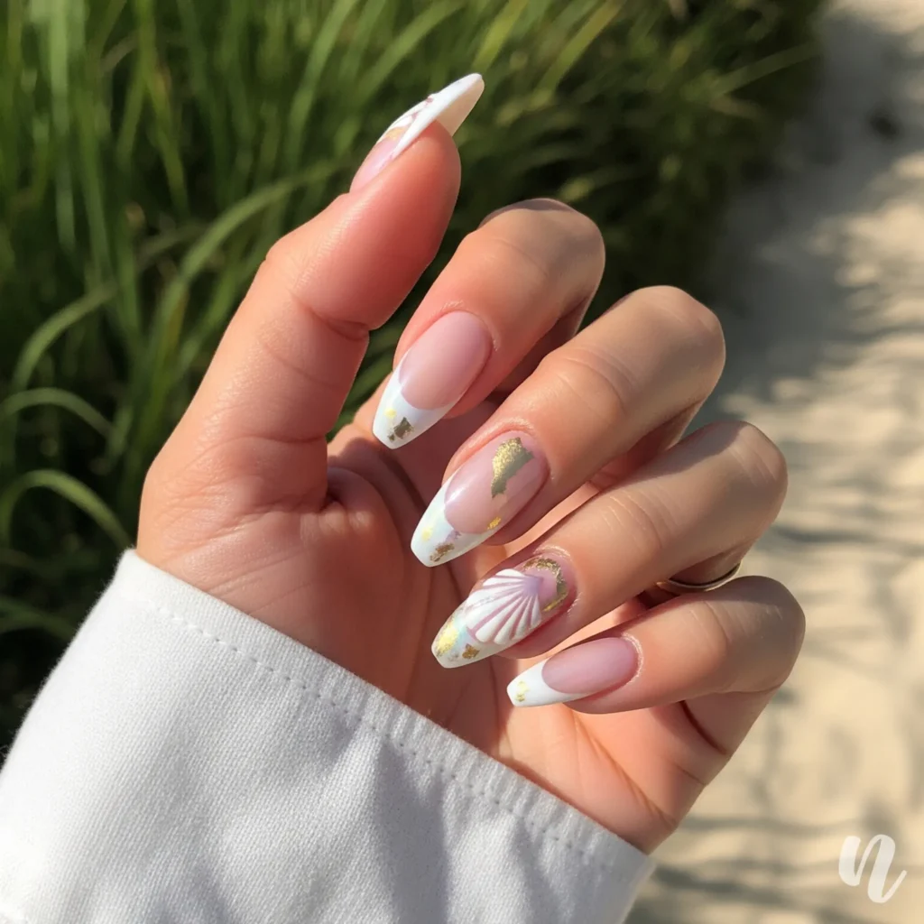 Seashell French Tips