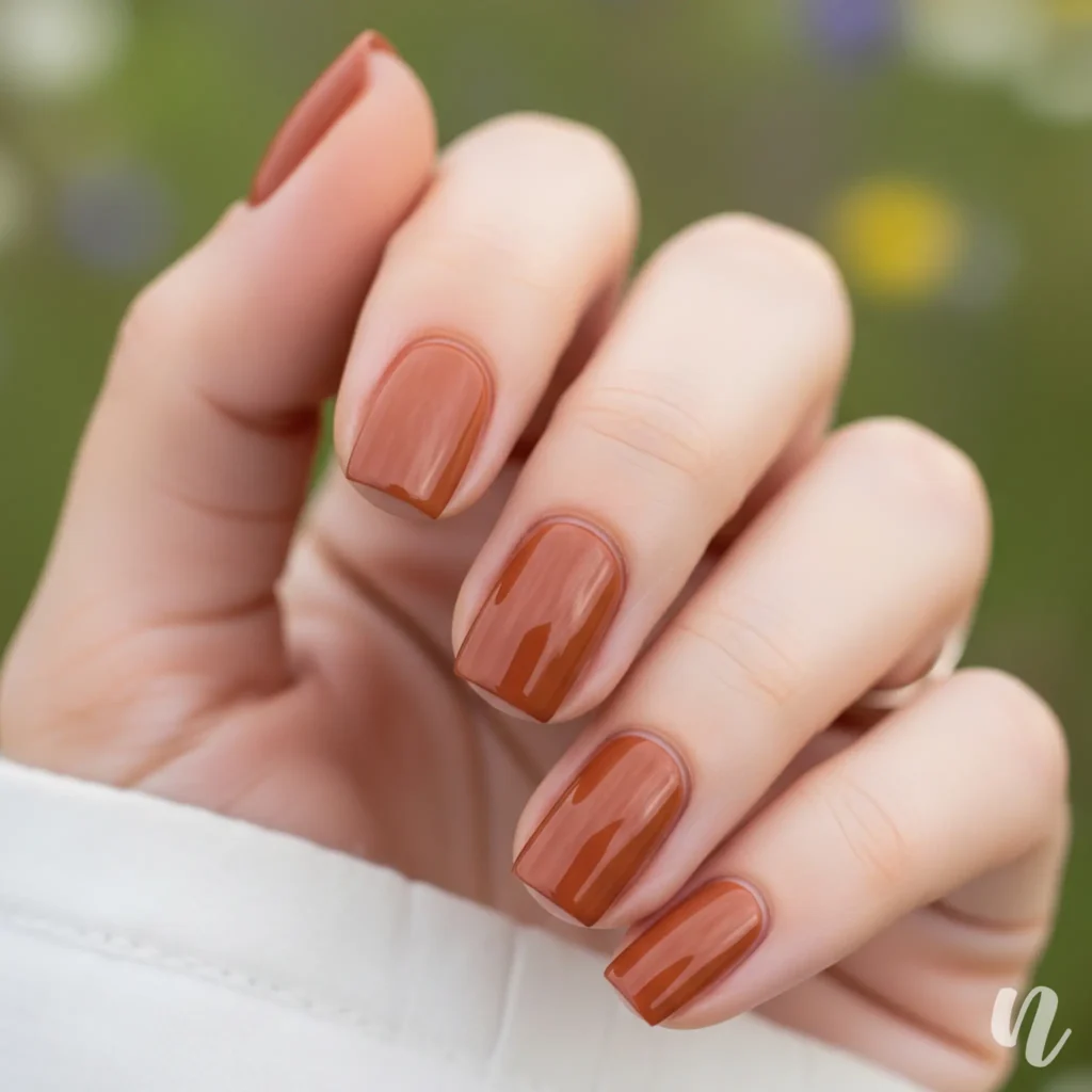 Sunbaked Terracotta Nails
